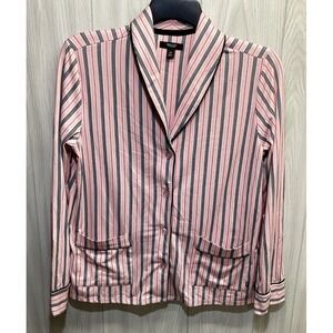 SIMPLY VERA Women's (Size M) Long Sleeve Button Down Pajama Shirt Stretch